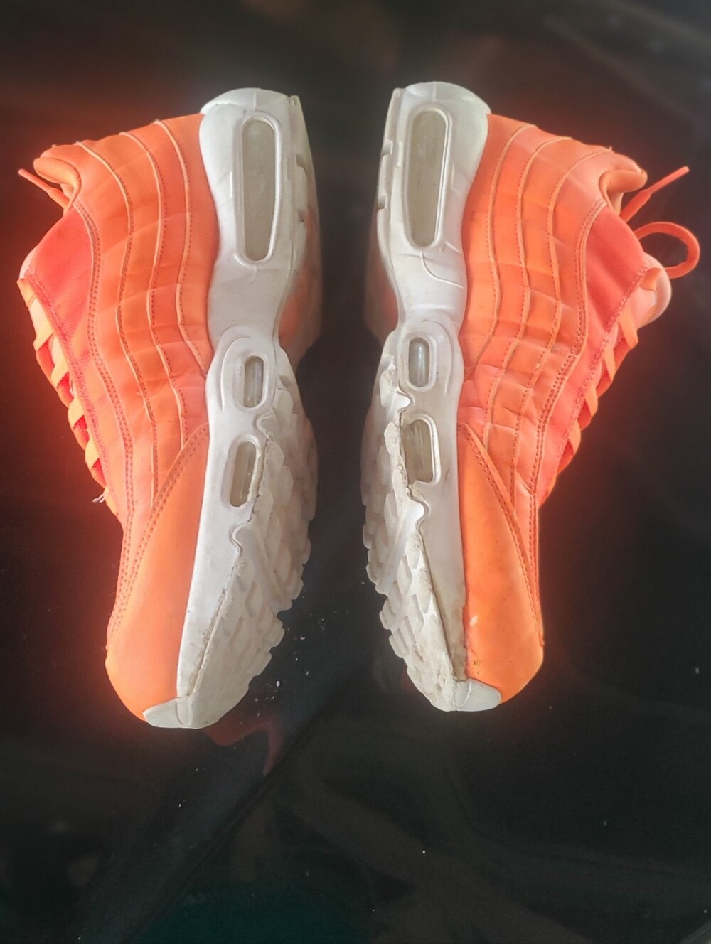 Nike Air Max 95 Orange Sneakers 'Just Do It' - Picture 4 of 7